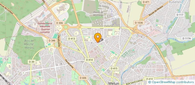 localisation de l'entreprise DCF EUROPE à MELUN