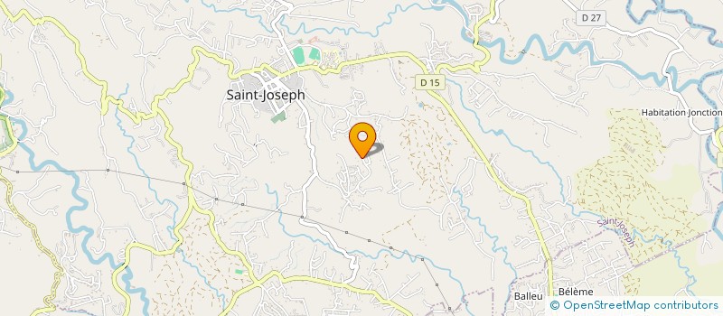 localisation de l'entreprise DCF IMMOBILIER à SAINT-JOSEPH