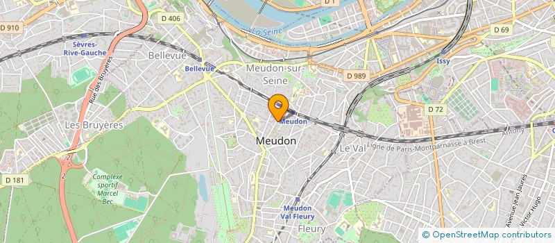 localisation de l'entreprise DCF TECHNOLOGIES  MEUDON