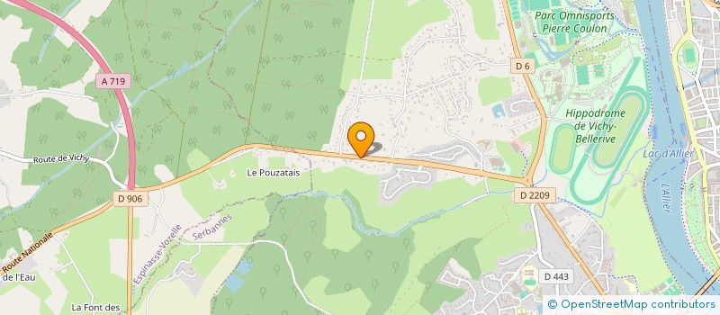 localisation de l'entreprise DCFD  BELLERIVE-SUR-ALLIER