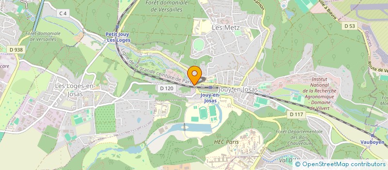 localisation de l'entreprise DCG  JOUY-EN-JOSAS