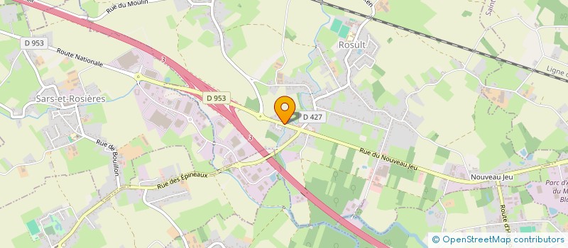 localisation de l'entreprise DCG  ROSULT