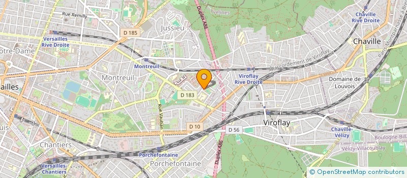 localisation de l'entreprise DCG à VERSAILLES