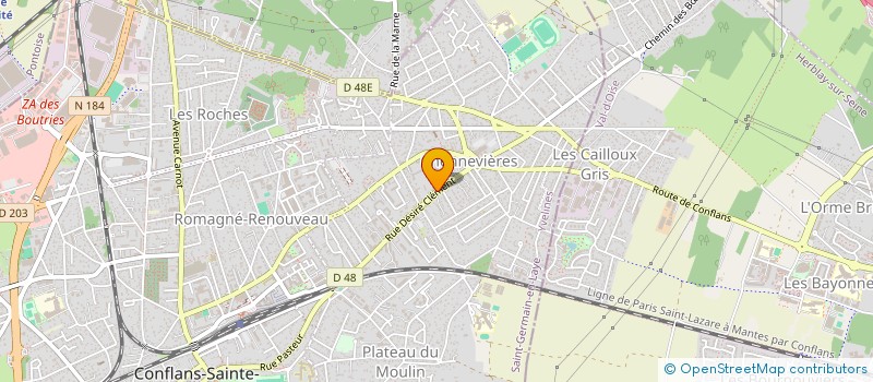 localisation de l'entreprise DCG ASSISTANCE  CONFLANS-SAINTE-HONORINE