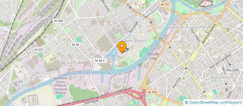 localisation de l'entreprise DCH à LILLE