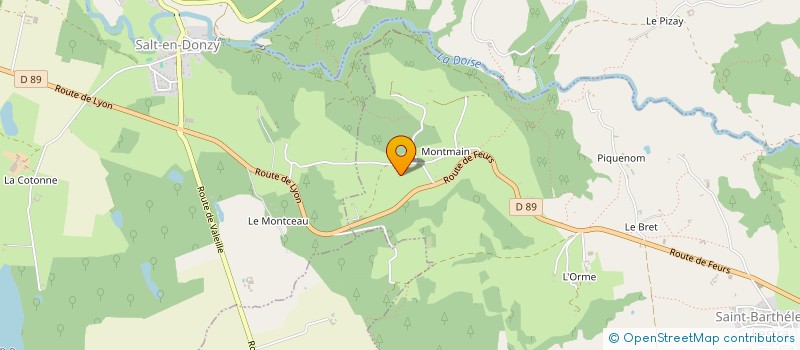 localisation de l'entreprise DCH  SAINT-BARTHELEMY-LESTRA