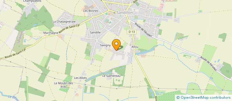 localisation de l'entreprise DCH CONSEILS à SANDILLON