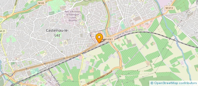 localisation de l'entreprise DCH DIFFUSION à CASTELNAU-LE-LEZ