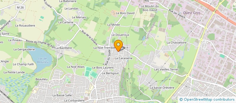 localisation de l'entreprise DCH FORMAGEST à COUERON
