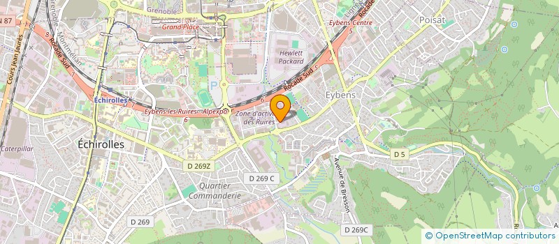 localisation de l'entreprise DCH SERVICES  EYBENS