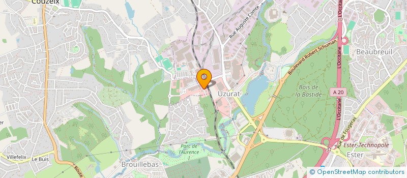 localisation de l'entreprise DCHS à COUZEIX