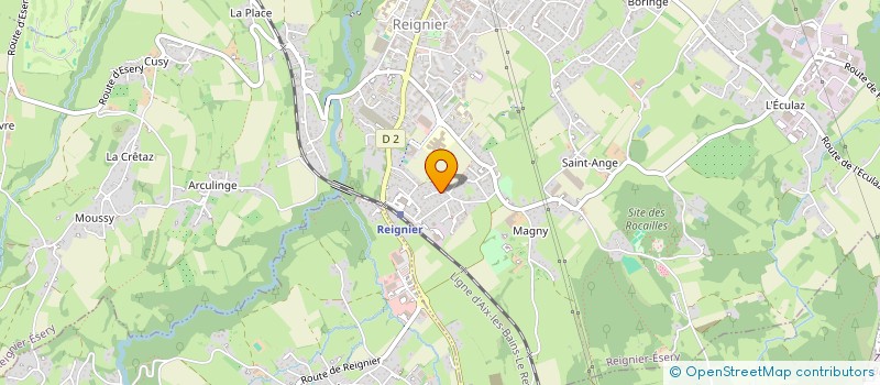 localisation de l'entreprise DCHX à REIGNIER-ESERY