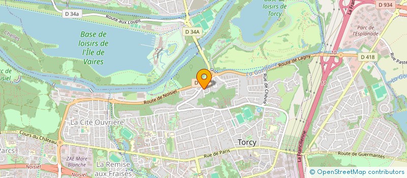 localisation de l'entreprise DCI  TORCY