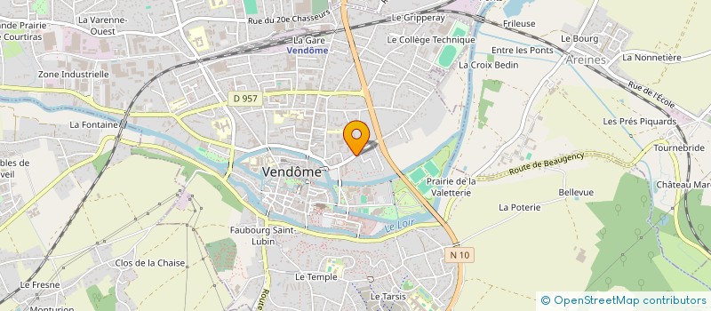 localisation de l'entreprise DCI  VENDOME