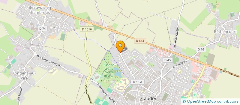 localisation de l'entreprise DCI DIAGNOSTICS ET CONSEILS IMMOBILIER  CAUDRY