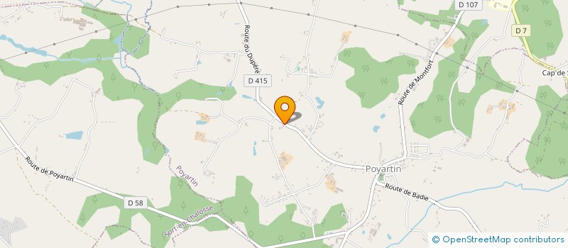 localisation de l'entreprise DCI LE DAIL  POYARTIN