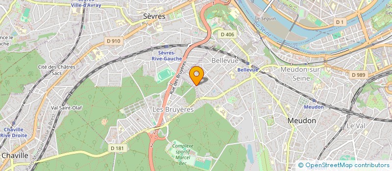 localisation de l'entreprise DCID25  MEUDON