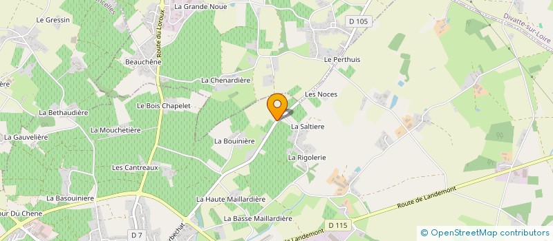 localisation de l'entreprise DCJM  LE LOROUX-BOTTEREAU