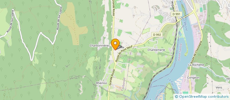 localisation de l'entreprise DCK  CORBONOD