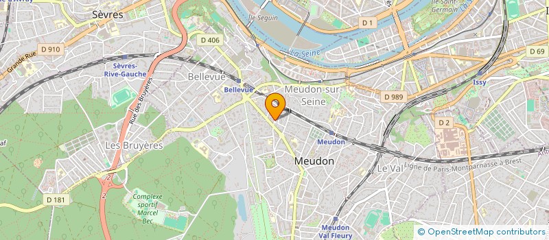 localisation de l'entreprise DCK AND CO à MEUDON