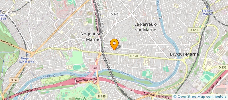 localisation de l'entreprise DCK6  LE PERREUX-SUR-MARNE