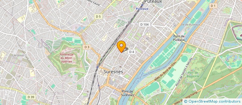 localisation de l'entreprise DCKA TRANSPORT à SURESNES
