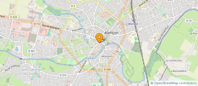 localisation de l'entreprise DCL à ALENCON