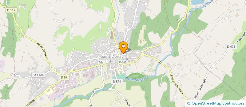 localisation de l'entreprise DCL & CO EDITIONS  SAINT-DONAT-SUR-L'HERBASSE