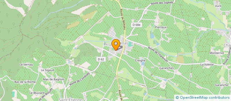 localisation de l'entreprise DCL IMMO  ODENAS