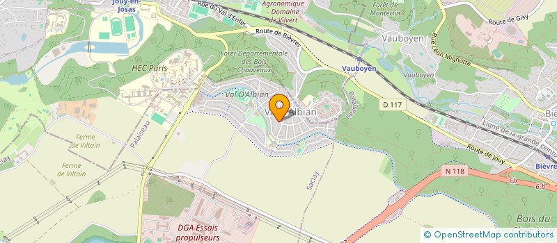localisation de l'entreprise DCL INGENIERIE à SACLAY