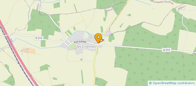 localisation de l'entreprise DCL PLOMBERIE CHAUFFAGE  LES ECRENNES