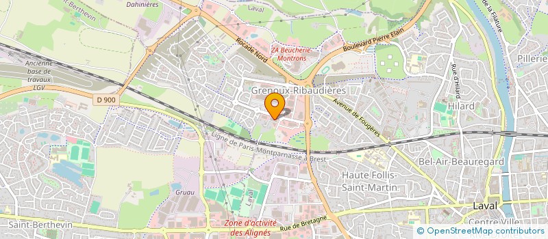 localisation de l'entreprise DCL PRESSE à LAVAL