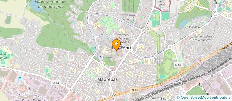 localisation de l'entreprise DCL RENOVATION à ELANCOURT