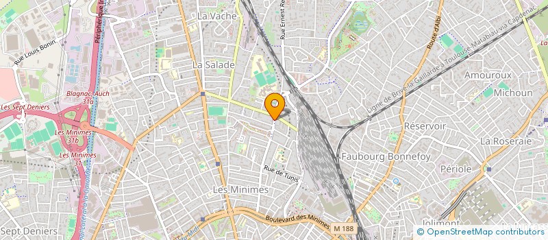 localisation de l'entreprise DCLA NEGRENEYS à TOULOUSE