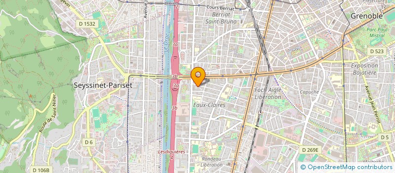 localisation de l'entreprise DCLK à GRENOBLE