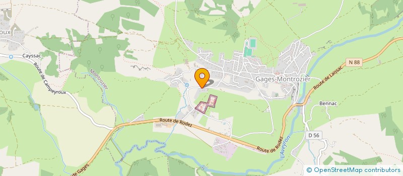 localisation de l'entreprise DCLS  SEBAZAC-CONCOURES