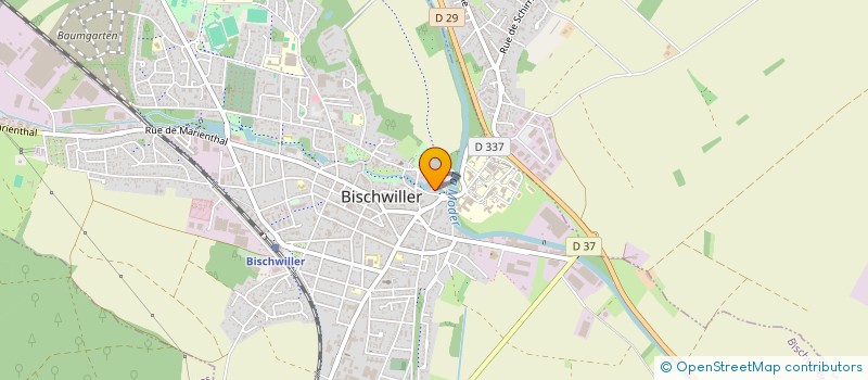 localisation de l'entreprise DCM à BISCHWILLER