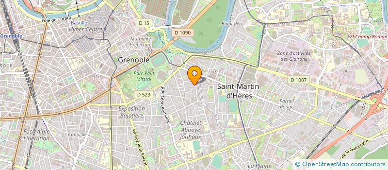 localisation de l'entreprise DCM à GRENOBLE