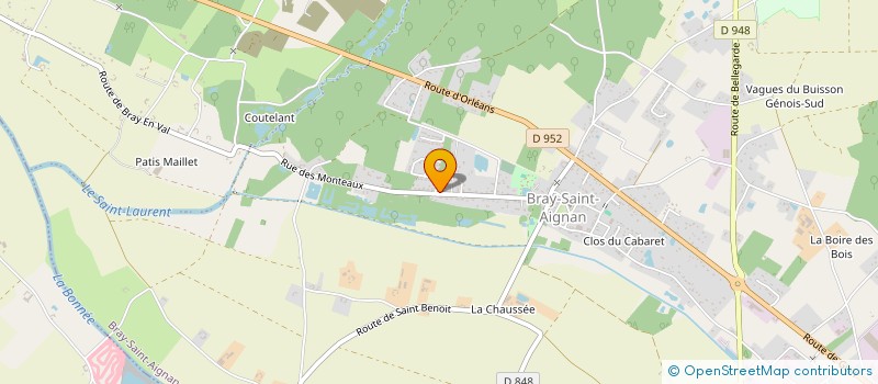 localisation de l'entreprise DCM à BRAY-SAINT-AIGNAN