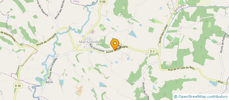localisation de l'entreprise DCM  MANSONVILLE