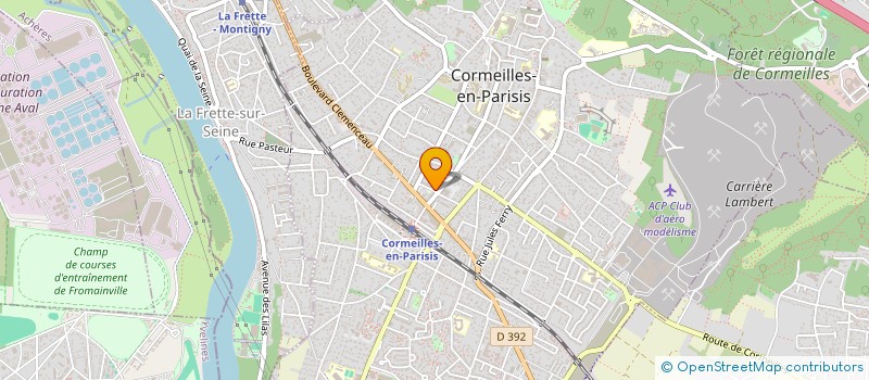 localisation de l'entreprise DCM  CORMEILLES-EN-PARISIS