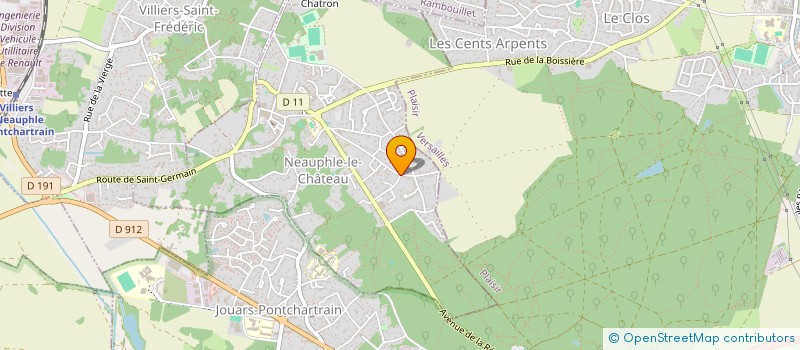 localisation de l'entreprise DCM CONSTRUCTION à NEAUPHLE-LE-CHATEAU