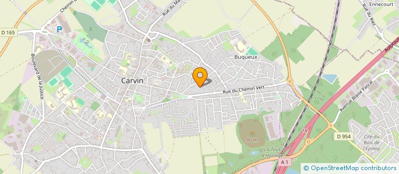 localisation de l'entreprise DCM IMMOBILIER  CARVIN