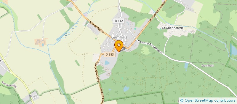 localisation de l'entreprise DCMA à GAMBAIS