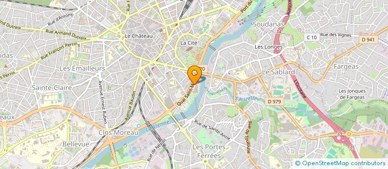 localisation de l'entreprise DCMA à LIMOGES