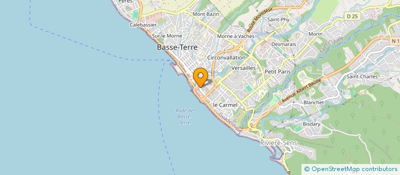 localisation de l'entreprise DCMA HOLDING  BASSE-TERRE