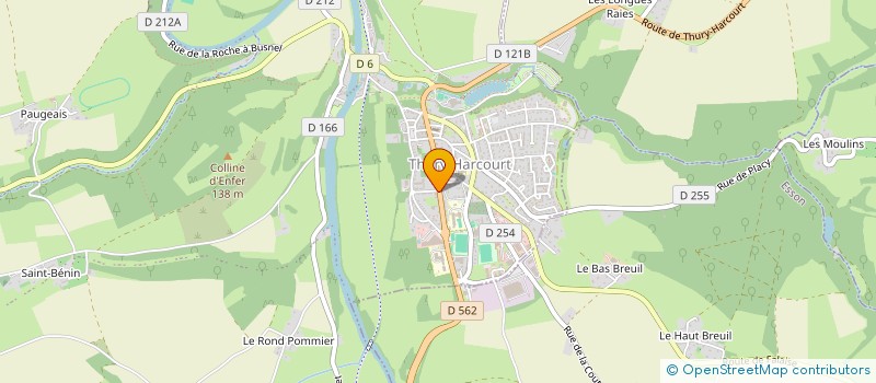 localisation de l'entreprise DCMM à THURY-HARCOURT-LE-HOM