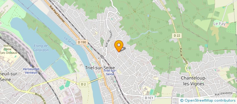 localisation de l'entreprise DCN à TRIEL-SUR-SEINE