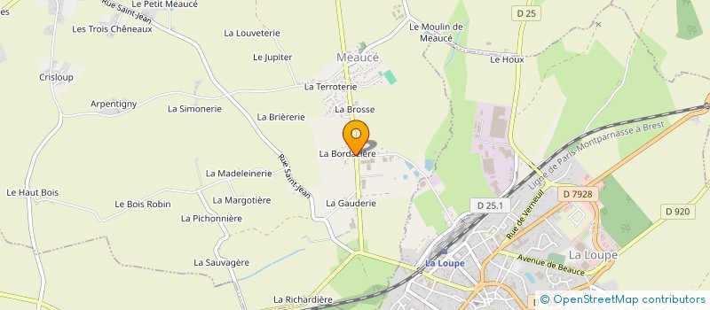 localisation de l'entreprise DCN FINANCIERE à MEAUCE