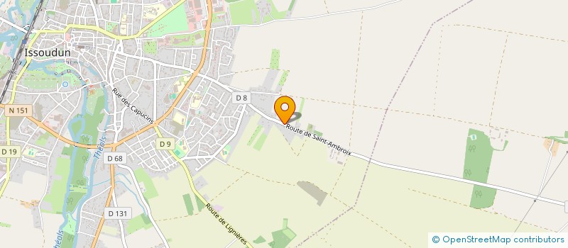 localisation de l'entreprise DCO CONSULTING à ISSOUDUN